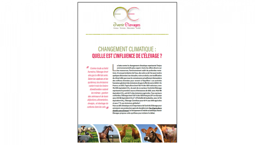 Couverture document changement climatique